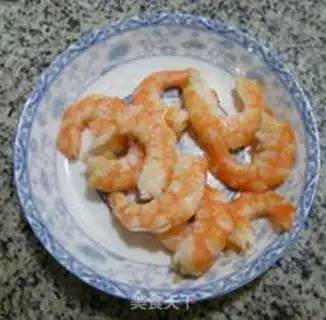 Make Shrimp scabs and fried lentils step 2