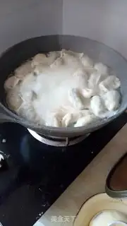 Make Cream eggs and dumplings step 11