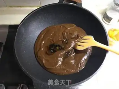 Make Peach cake step 5