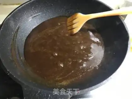 Make Peach cake step 6