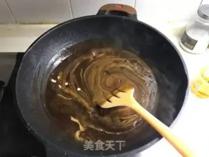 Make Peach cake step 7