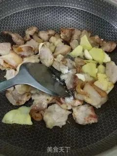 Make Garlic red meat step 3