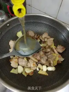 Make Garlic red meat step 4