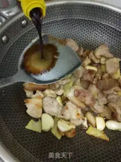 Make Garlic red meat step 5