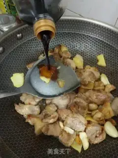 Make Garlic red meat step 6
