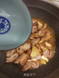 Make Garlic red meat step 7
