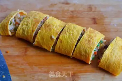 Make Egg rolls step 6