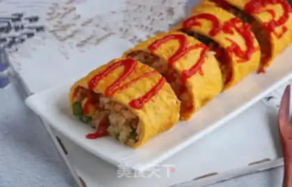 Make Egg rolls step 8