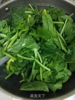 Make Scrambled spinach step 2