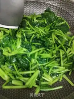 Make Scrambled spinach step 4