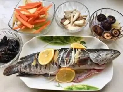 Make Thai tin paper roasted black fish step 0