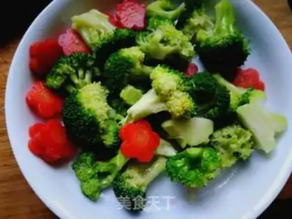 Make The broccoli is made white step 2