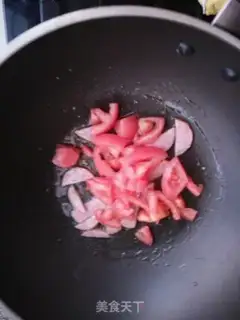Make Ham tomato pasta step 8