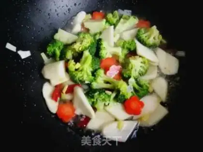 Make The broccoli is made white step 6
