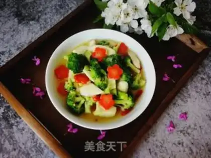 Make The broccoli is made white step 8