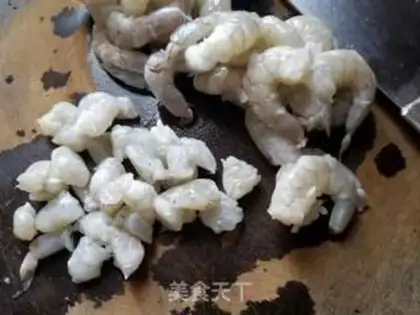 Make Shrimp pork dumplings step 1