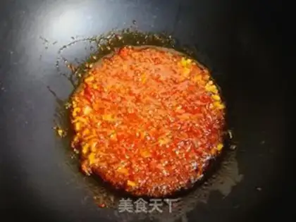 Make Garlic spicy sauce for bass step 8