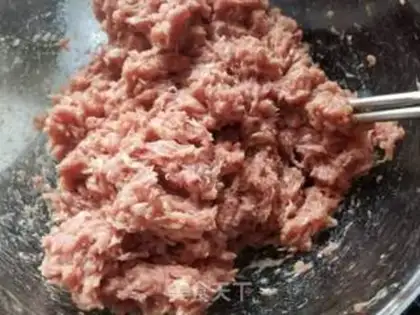 Make Shrimp pork dumplings step 6