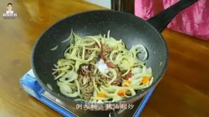 Make Korean beef roll sprouts step 10