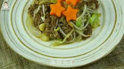 Make Korean beef roll sprouts step 13