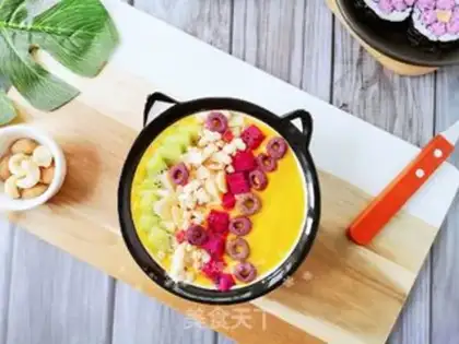 Make A mango milkshake step 5