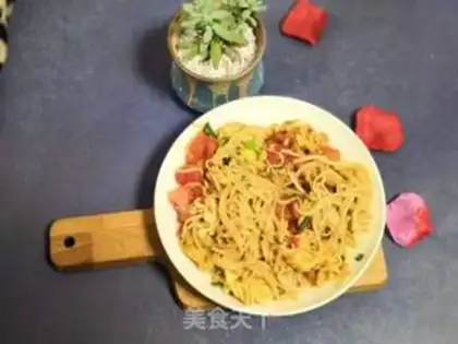 Make Tomato egg noodles step 11
