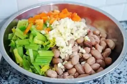 Make Peanut rice celery step 4
