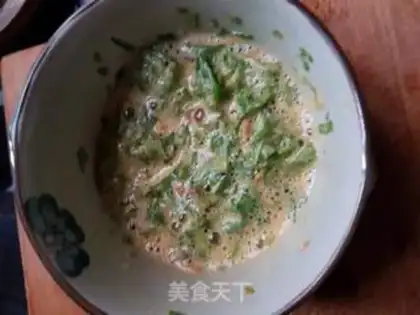Make Mint omelet step 1