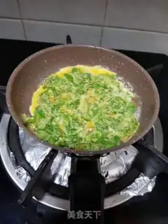 Make Mint omelet step 3