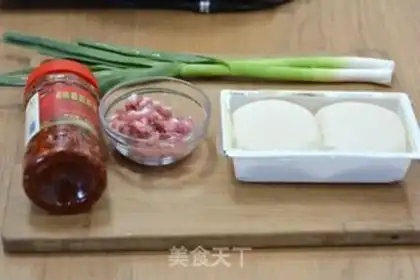 Make Meat and garlic tofu step 0