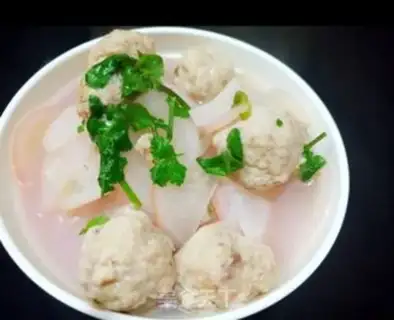Make The radish meatball soup step 6