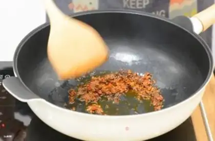 Make Meat and garlic tofu step 4