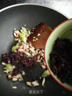 Make Powder rice for mushroom eggs step 4