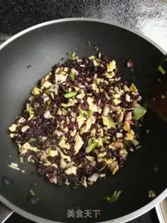 Make Powder rice for mushroom eggs step 8
