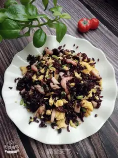 Make Powder rice for mushroom eggs step 9