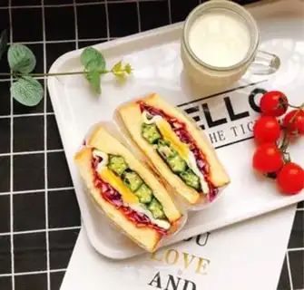 Make Vegetable sandwich step 12