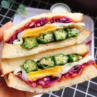 Make Vegetable sandwich step 13