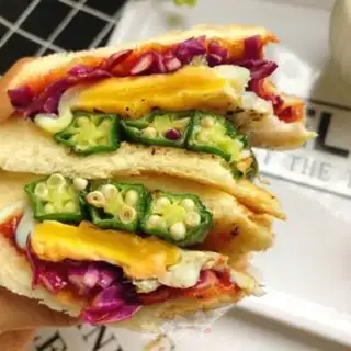 Make Vegetable sandwich step 14