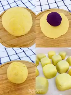 Make Potato bean cake step 4