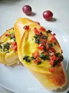 Make Onion ham bread step 15