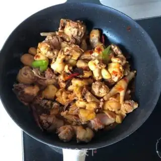 Make Potato chicken step 5