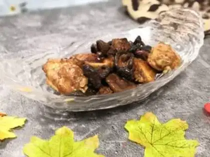 Make Fly the mushroom chicken step 6