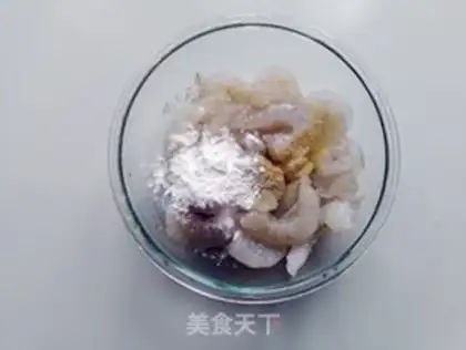 Make Shrimp cucumber step 1