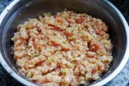 Make Pork shrimp crawfish step 1
