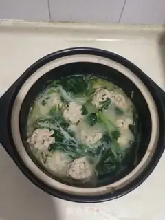 Make Spinachball soup step 15