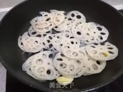 Make Lian has fired Dutch beans step 2