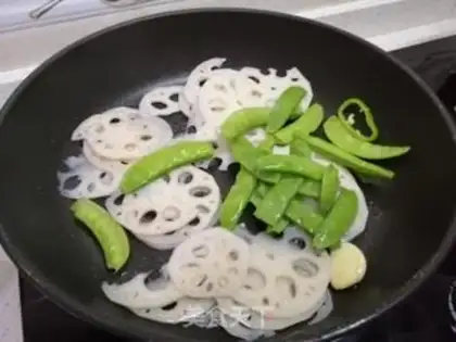 Make Lian has fired Dutch beans step 3