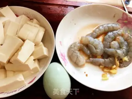 Make Shrimp tofu step 0