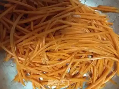 Make The carrots step 1