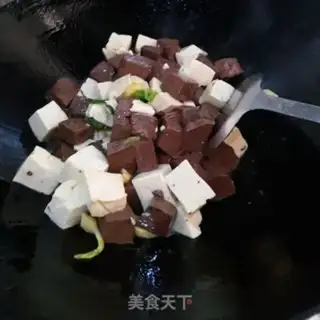 Make Duck blood tofu step 4